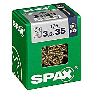 Spax Universalschraube (3,5 x 35 mm, Vollgewinde, 175 Stk.)