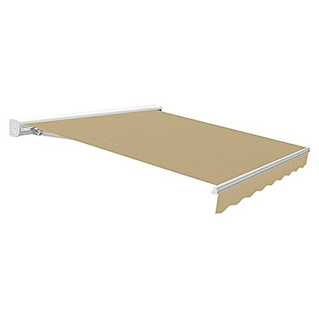 SmartSun Toldo con motor WiFi Vivant (Beige, Ancho: 3,95 m, Caída: 3 m)