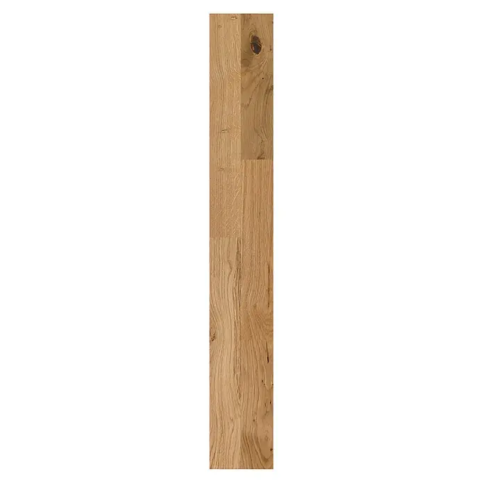 Parador Parkett Basic 11.5 - Eiche Rustikal matt lackiert, Schiffsboden, 1.080 x 185 x 11,5 mm - Ein rechteckiger Holzbodenbelag in verschiedenen Brauntönen, der eine natürliche und warme Atmosphäre ausstrahlt.