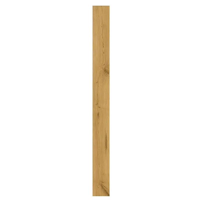 Parador Parkett Basic 11.5 - Eiche Rustikal lackversiegelt matt, Landhausdiele, 1.080 x 185 x 11,5 mm - Nahaufnahme des Holzdesigns einer Bodenfliese in warmen Brauntönen mit markanter Maserung.