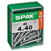 Spax Universalschraube T-Star plus (Ø x L: 4 x 40 mm, WIROX Oberfläche, T-Star plus, 40 Stk.)