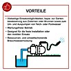 Scheppach Gartenpumpe GP1400JET (1 400 W, Max. Fördermenge: 6 000 l/h) | BAUHAUS