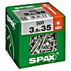 Spax Universalschraube T-Star plus (Ø x L: 3,5 x 35 mm, WIROX Oberfläche, T-Star plus, 500 Stk.)