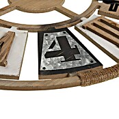 Reloj de pared (Diámetro: 60 cm, Marrón) | BAUHAUS
