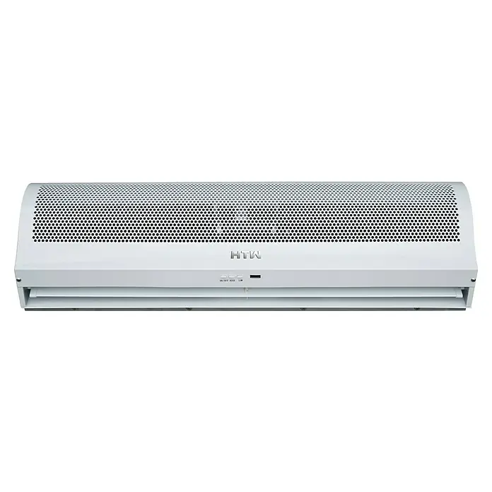 HTW Cortina de aire AC20 - 320 W, 3.960 m³/h - Cortina de aire blanca HTW con superficie perforada para uso comercial e industrial, optimizada para un control climático eficiente.