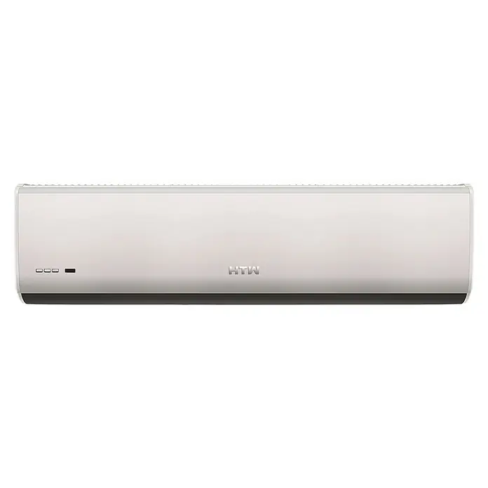 HTW Cortina de aire AC15 2500 UVC - 330 W, 1.780 m³/h - Primer plano de un aire acondicionado HTW, con un diseño elegante y tecnología de refrigeración moderna para interiores confortables.