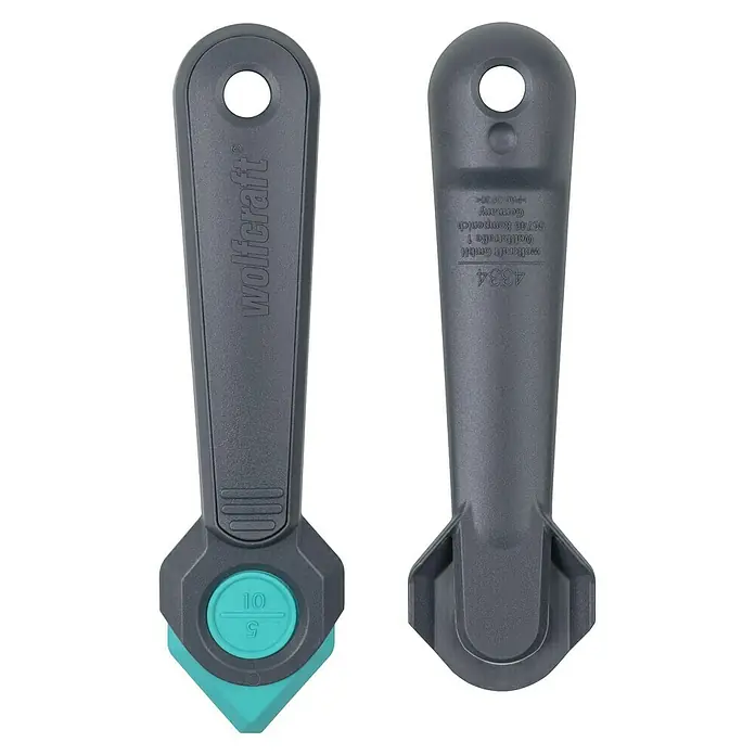 Wolfcraft Rascador de juntas - 4 pzs. - El conjunto de juntas Wolfcraft: Alisador de juntas de silicona con perfiles intercambiables para juntas precisas y limpias.