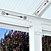 Palram Terrassenüberdachung Olympia (Tiefe: 3 m, B x H: 3,05 x 2,1 m, Verkehrsweiß)