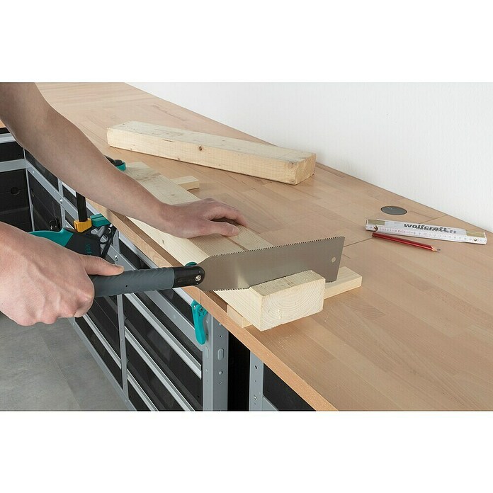 Wolfcraft Sierra japonesa Ryoba (Longitud de hoja: 240 mm)