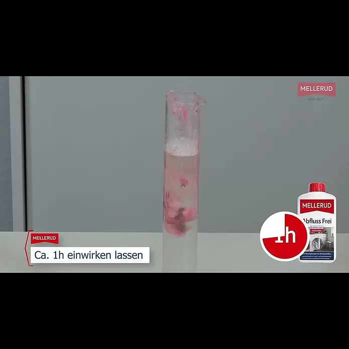 Mellerud Abflussreiniger Abfluss Frei Kraftreiniger Aktivchlor - Flasche - MELLERUD Abfluss Frei Kraftreiniger Aktivchlor richtig anwenden