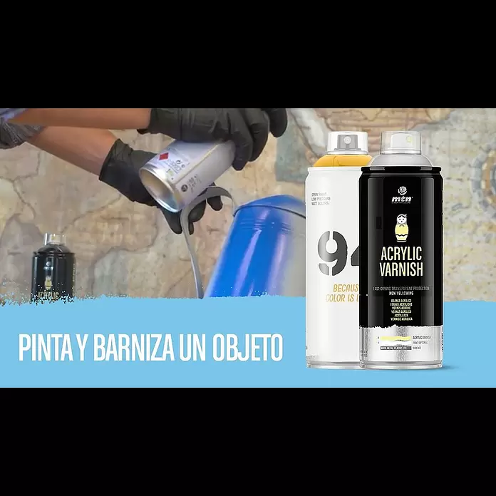 mtn Pintura decorativa en spray 94 - Rojo vivo, Mate, 400 ml - MTN 94
