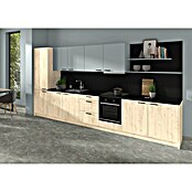 CUCINE Küchenrückwand Fixmaß (Schwarz/Onyx anthrazit, 410 x 64 cm, Stärke: 9,2 mm) | BAUHAUS