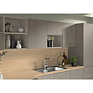 CUCINE Küchenrückwand Fixmaß (Venezia Cherry/Vintage Eiche, 410 x 64 cm, Stärke: 9,2 mm)