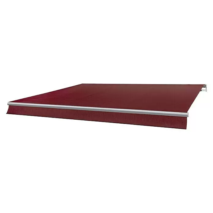 Solid Elements Gelenkarmmarkise Berlin solarBordeaux Rot, Breite: 4 m, Ausfall: 2 m
