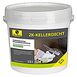 2K-Bitumen-Dickbeschichtung (15 l, Lösemittelfrei, Gebrauchsfertig)