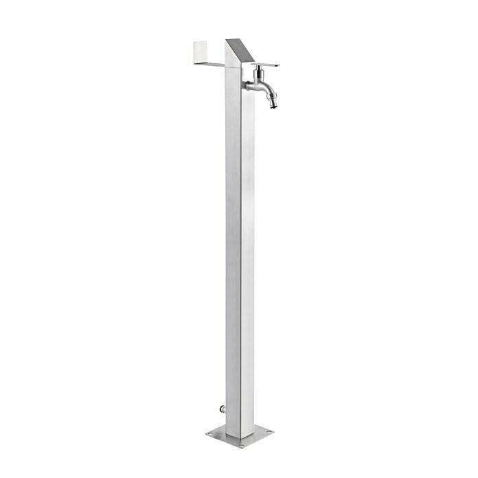 GardWell Wasserzapfstelle (Silber, Höhe: 93 cm, Edelstahl) | BAUHAUS