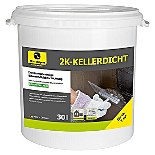 2K-Bitumen-Dickbeschichtung (30 l, Lösemittelfrei, Gebrauchsfertig)