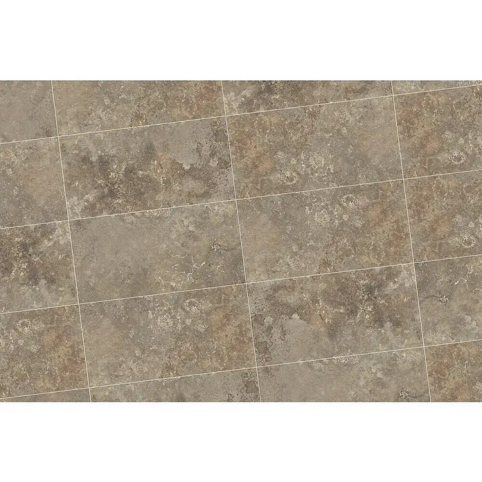 Feinsteinzeugfliese Tivoli Stone - 29,7 x 59,7 cm, Stärke: 7 mm, Caramel, Matt - Braune Bodenfliesen mit natürlicher Steinoptik und hellen Fugen für ein modernes und stilvolles Raumdesign.