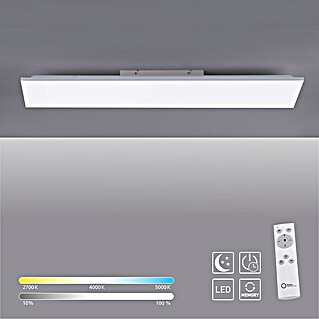 Just Light LED-Panel ELEONORA (32 W, L x B x H: 100 x 25 x 6,2 cm, Weiß, Mehrfarbig)