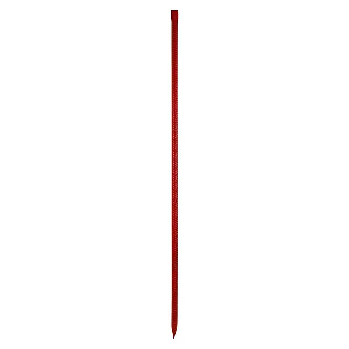 Heka Brechstange - 150 cm - Abstraktes Bild einer intensiv roten, horizontal strukturierten Oberfläche mit leichten Lichtreflexen.