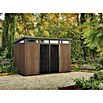 Keter Gerätehaus Signature Venetian Pent 11x7 (Außenmaß inkl. Dachüberstand (B x T): 340 x 218 cm, Kunststoff, Braun, 7,4 m²) | BAUHAUS