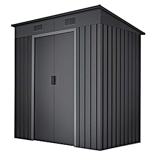 Hoggar Vrtna lopa Oulu Dark (Zunanje dimenzije vključno s strešnim previsom (Š x G): 238 x 130 cm, Jeklo, Osnovna plošča: 3,14 m²)