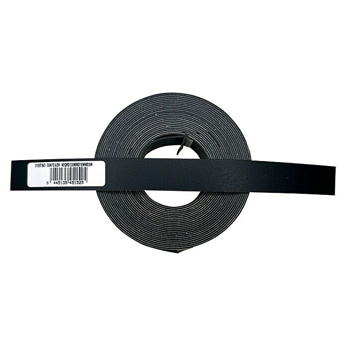 Canto de PVC autoadhesivo (Largo: 5 m, Negro) | BAUHAUS