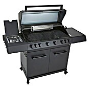 Kingstone KMS Gasgrill Cliff 6500 Beast Black Edition (Grillfläche (B x T): 90,5 x 45 cm, 21 kW, Anzahl Brenner: 6 Stk.) | BAUHAUS