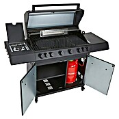 Kingstone KMS Gasgrill Cliff 6500 Beast Black Edition (Grillfläche (B x T): 90,5 x 45 cm, 21 kW, Anzahl Brenner: 6 Stk.) | BAUHAUS