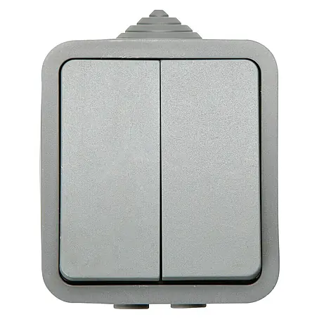 Voltomat Blueline Conmutador doble para estancias con humedad