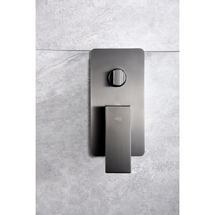 Imex Pisa Sistema de ducha empotrado (Black gun) | BAUHAUS