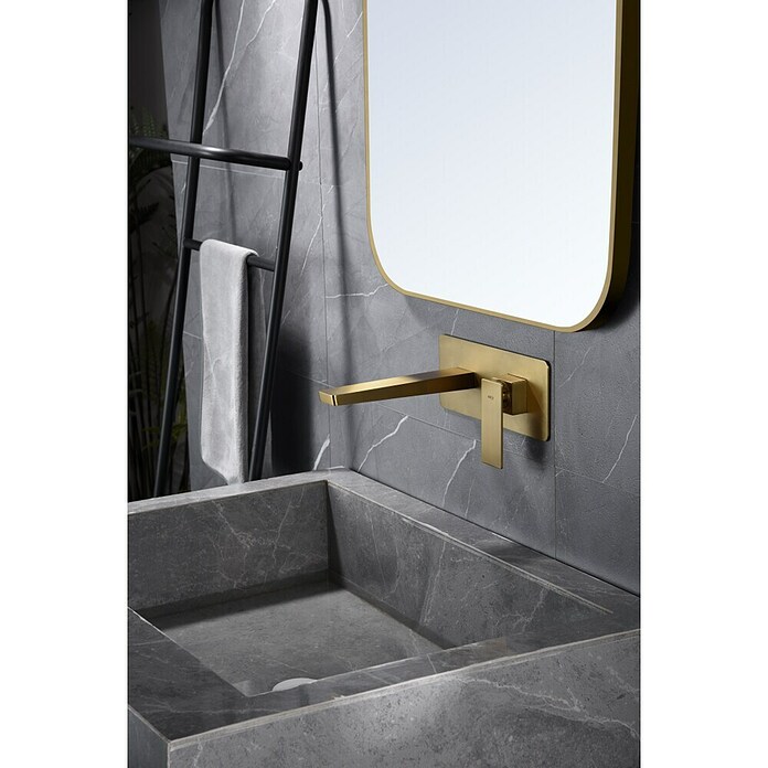 Imex Pisa Grifo de lavabo (Oro) | BAUHAUS
