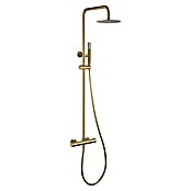 Imex Génova Sistema de ducha (Grifo termostático, Oro) | BAUHAUS