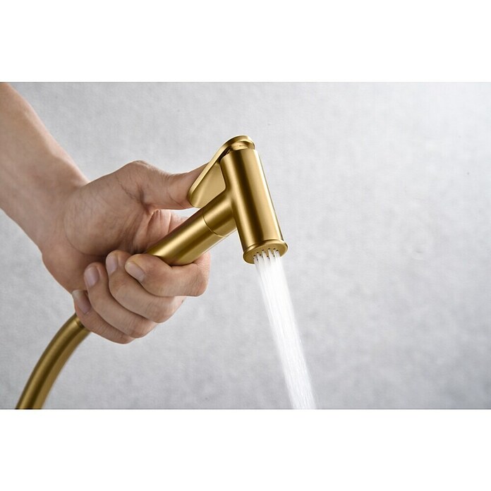 Imex Génova Ducha higiénica inodoro (Oro) | BAUHAUS