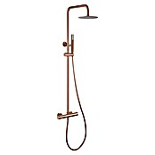 Imex Génova Sistema de ducha (Grifo termostático, Oro rosa) | BAUHAUS