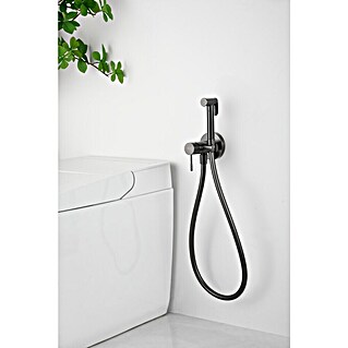 Imex Génova Ducha higiénica inodoro (Negro)