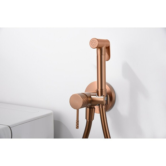 Imex Génova Ducha higiénica inodoro (Oro rosa) | BAUHAUS