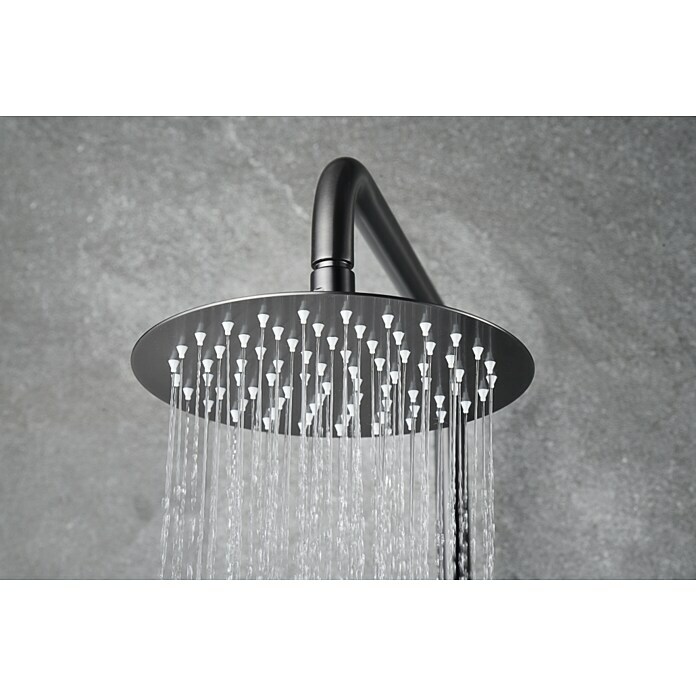 Imex Nápoles Sistema de ducha (Grifo termostático, Black gun) | BAUHAUS