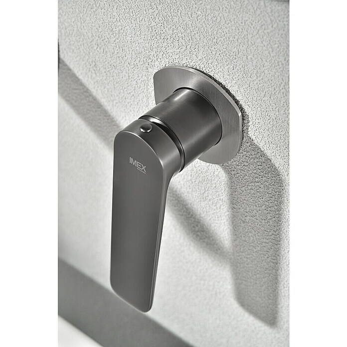 Imex Nápoles Grifo de lavabo empotrado (Black gun) | BAUHAUS