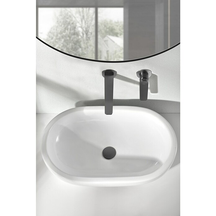 Imex Nápoles Grifo de lavabo empotrado (Black gun) | BAUHAUS