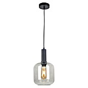 Lámpara colgante redonda (Ø x Al: 20 x 150 cm, Negro, E27) | BAUHAUS
