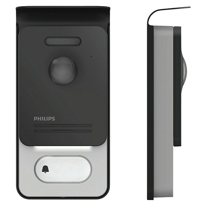 Philips Videoportero inalámbrico Lite (800 x 480 píxeles, Gris) | BAUHAUS