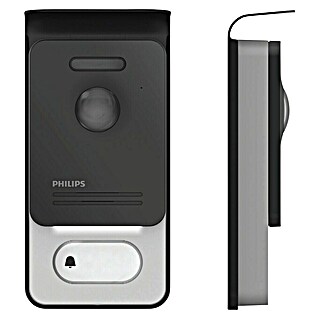 Philips Videoportero inalámbrico Lite (800 x 480 píxeles, Gris)