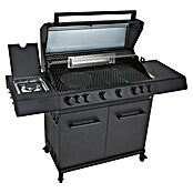 Kingstone KMS Gasgrill Cliff 6500 Beast Black Edition (Grillfläche (B x T): 90,5 x 45 cm, 21 kW, Anzahl Brenner: 6 Stk.) | BAUHAUS