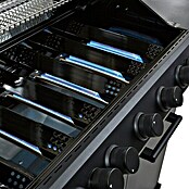 Kingstone KMS Gasgrill Cliff 6500 Beast Black Edition (Grillfläche (B x T): 90,5 x 45 cm, 21 kW, Anzahl Brenner: 6 Stk.) | BAUHAUS