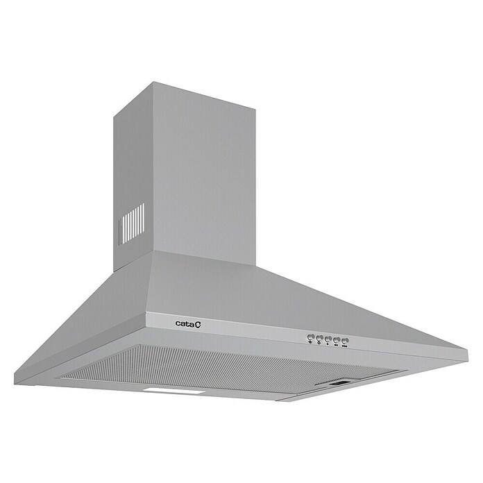 Cata Campana de pared Omega 600 (Ancho: 60 cm, Máx. Potencia del ventilador en modo extracción: 645 m³/h, Inox) | BAUHAUS
