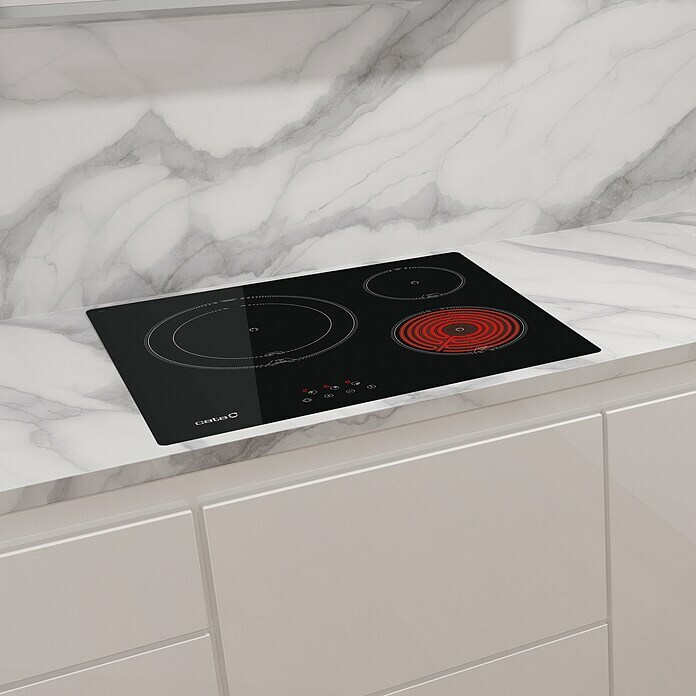 Cata Placa de cocción vitrocerámica TD 6003 BK (L x An: 52 x 59 cm, Número de fogones estándar: 3 ud.) | BAUHAUS