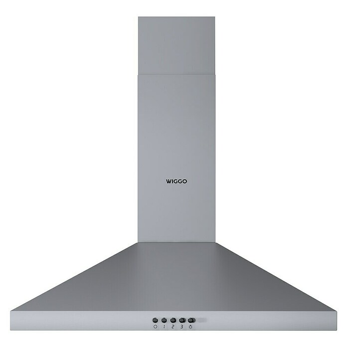 Wiggo Schouwafzuigkap WE-A630P-X (Breedte: 59,6 cm, Max. afzuigcapaciteit luchtafvoer: 680 m³/u, RVS) | BAUHAUS