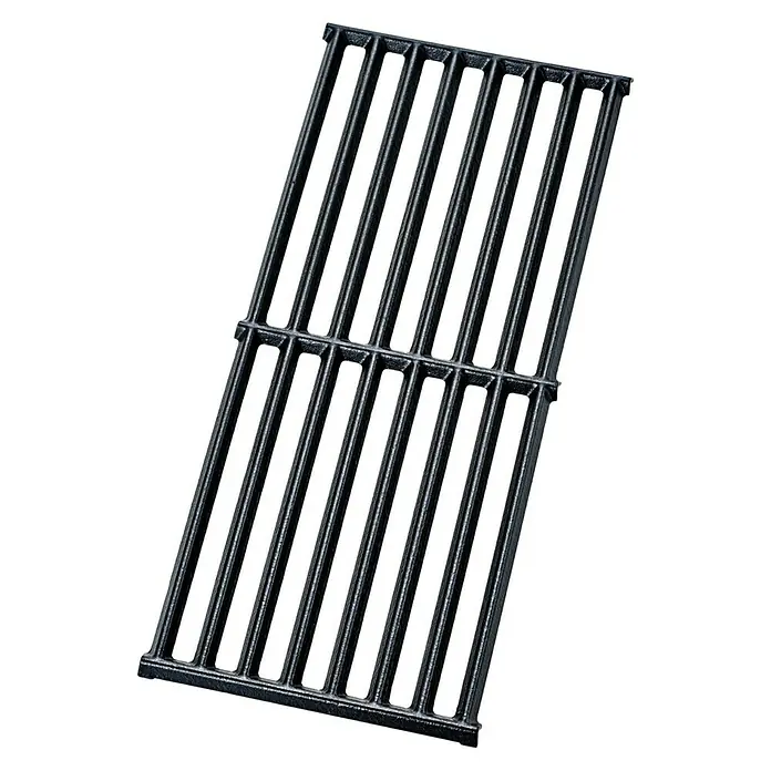 Grillrost Cliff - L x B: 45 x 19,5 cm, Gusseisen - Schwarzer Grillrost aus Gusseisen für den Außenbereich, ideal für Grillabende und Kochveranstaltungen.
