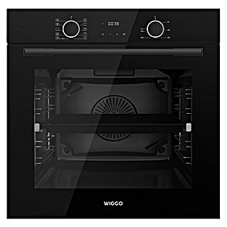 Wiggo Inbouwoven Hetelucht WO-BFA610-B (Inhoud oven: 73 l, Energielabel oven: A (A+++ tot D))